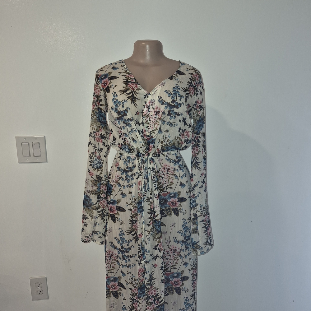 Floral Long Sleeve Dress